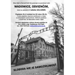 Poznávací výlet - Osvienčim - 15.02.2020