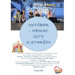 Október - mesiac úcty k starším: 07.10.2023 - divadelné predstavenie