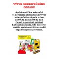 Vývoz nebezpečného odpadu: 07.11.2023
