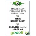 Futbalový zápas: 05.11.2023
