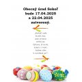 Zatvorený obecný úrad Sokoľ: 17.04.2025 a 22.04.2025