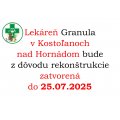 Zatvorená lekáreň v Kostoľanoch nad Hornádom