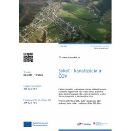 Sokoľ - kanalizácia a ČOV
