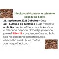 Štiepkovanie konárov a zeleného odpadu na Balku: 26.09.2026