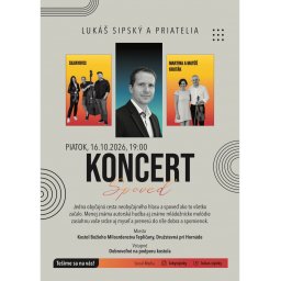 Lukáš Sipský a priatelia - Koncert Spoveď: 16.10.2026