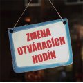 Zmena otváracích hodín - COOP JEDNOTA Sokoľ