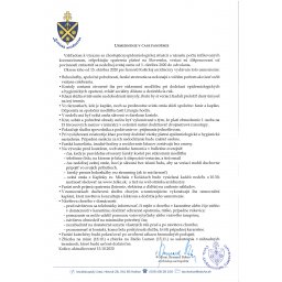 Aktuálne usmernenia od 15.10.2020 - sv. omše