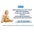 Neprítomnosť na detskej ambulancii 19. - 23.07.2021