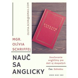 Nauč sa anglicky - doučovanie angličtiny pre deti a dospelých